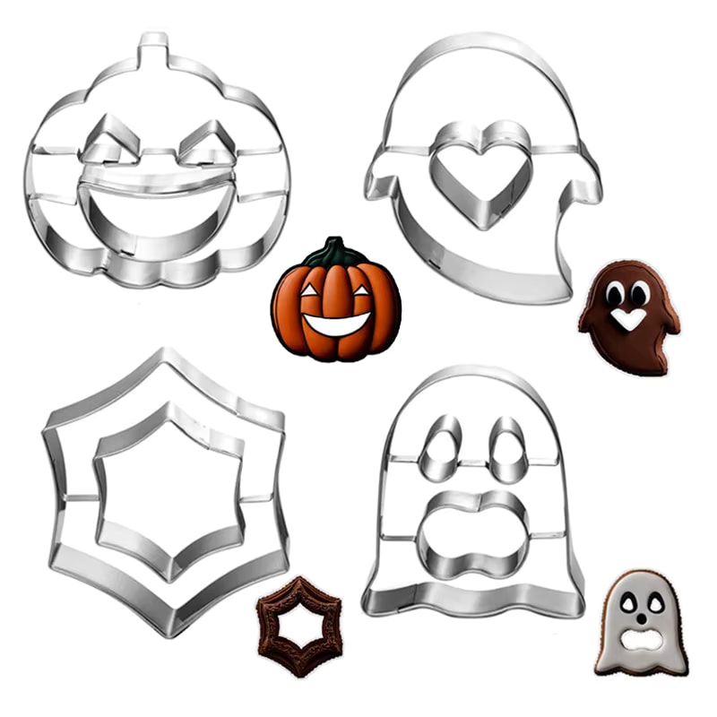Stainless Steel Halloween Cookie Cutters