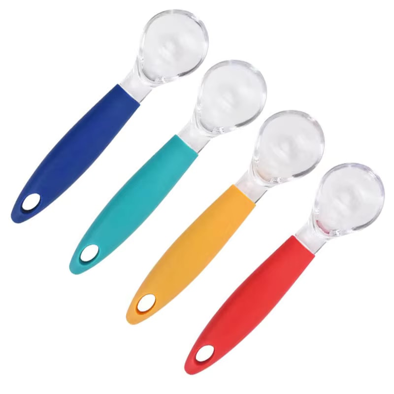 Plastic Self-melting Ice Cream Spoon