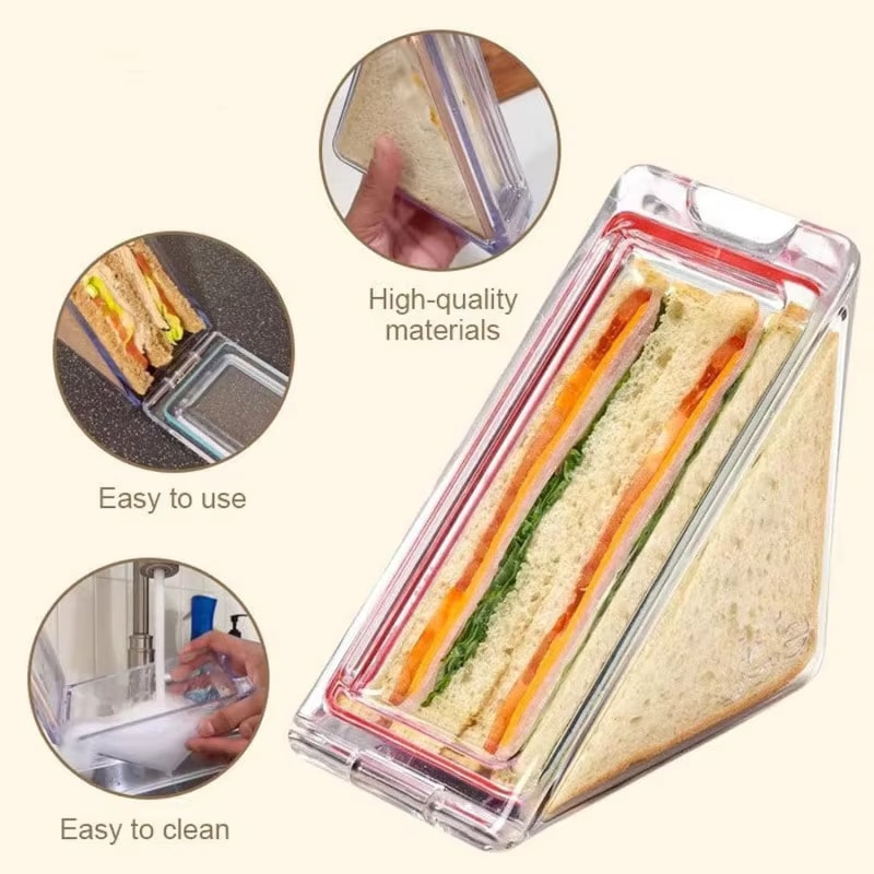 Plastic Sandwich Container