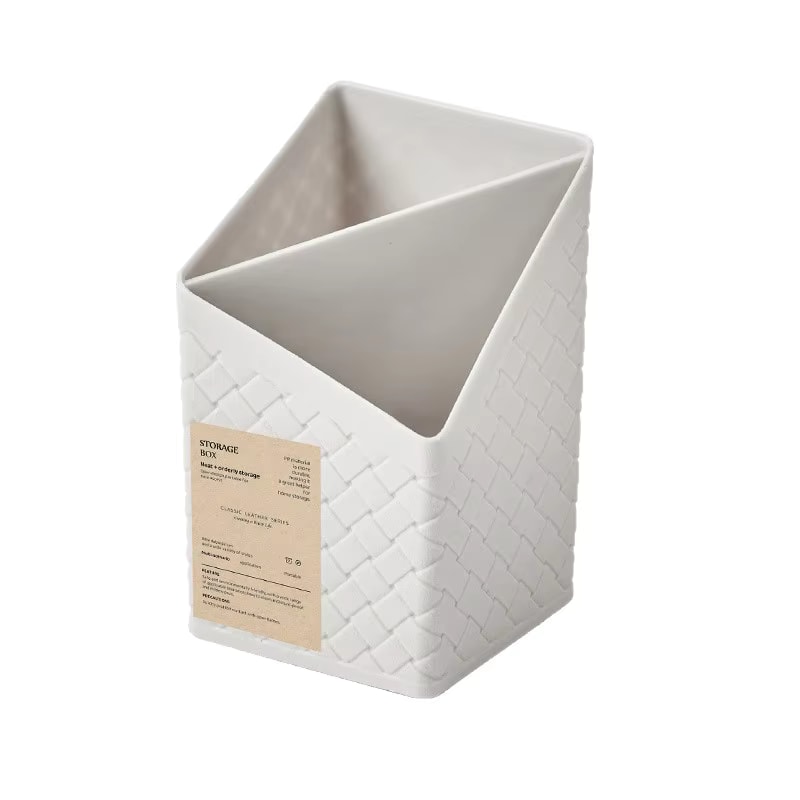 Plastic Double-compartment Pencil Holder