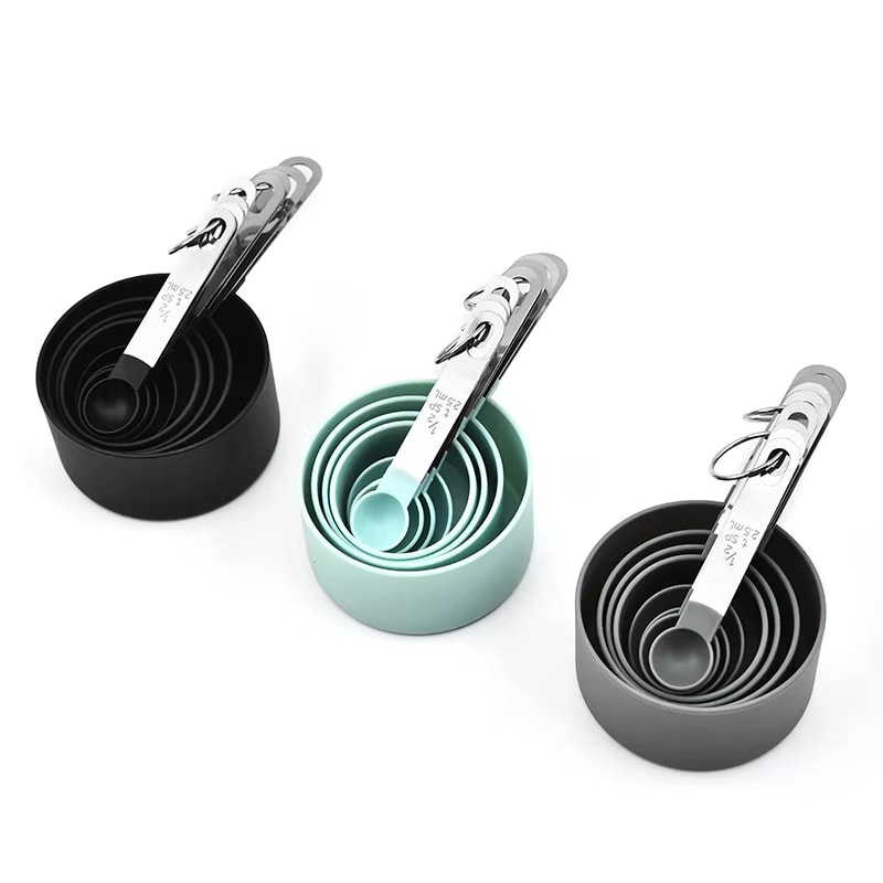 Stainless Steel Pp Measuring Spoon Cup