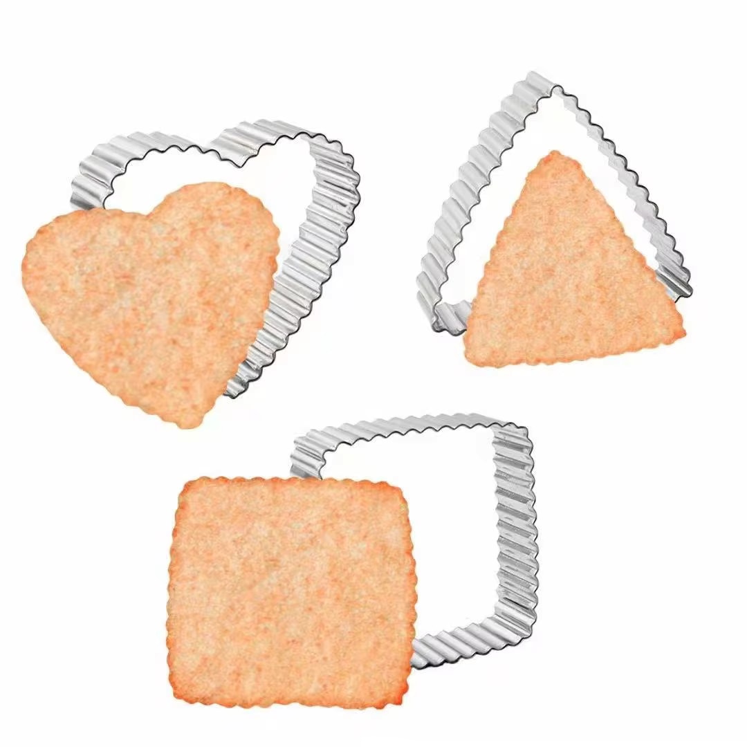 Stainless Steel 3-piece Biscuit Cookie Cutter