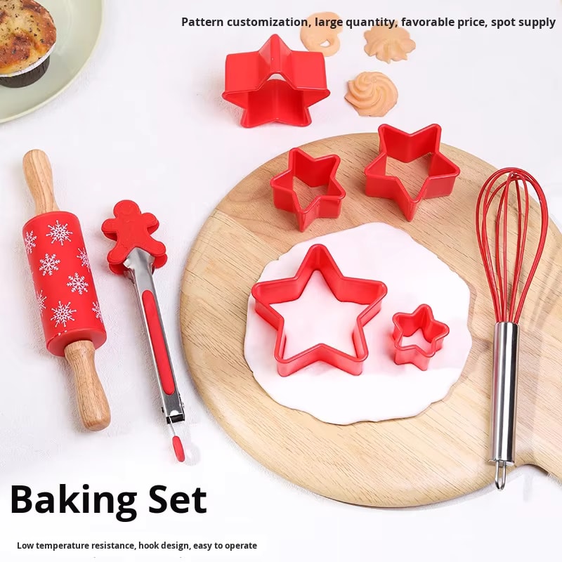 Silicone Christmas Bakeware Set