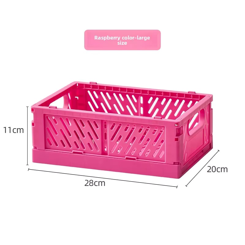 Plastic Folding Storage Basket