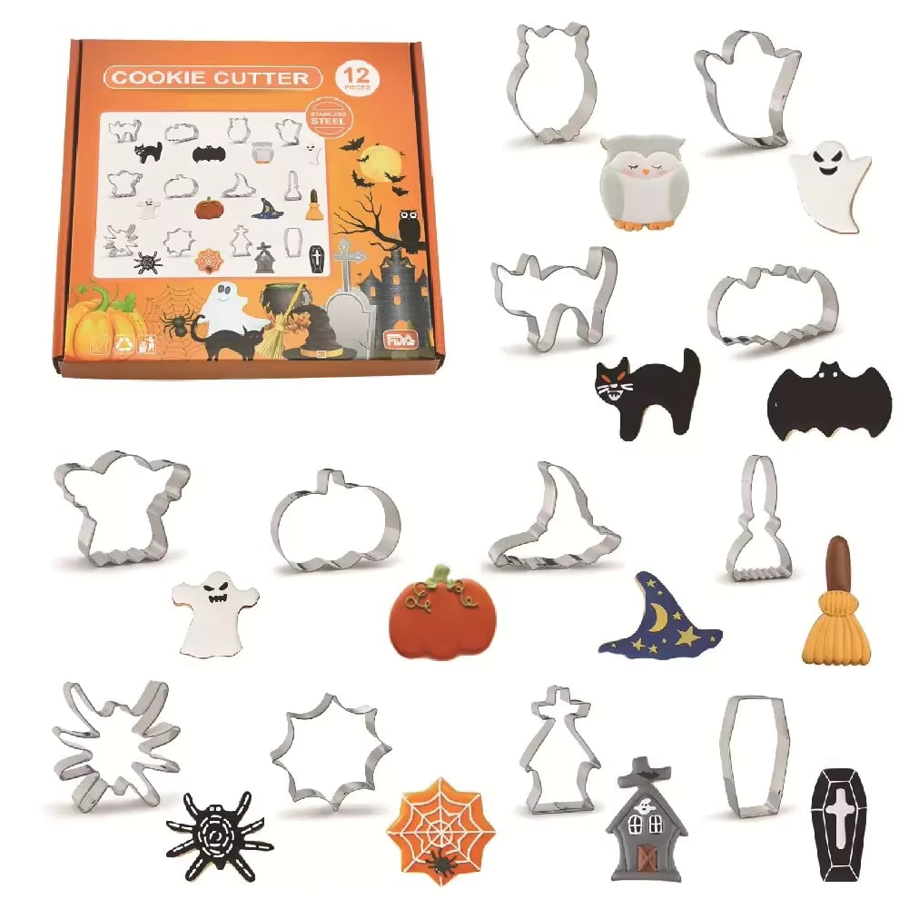 Stainless Steel Halloween Cookie Cutters