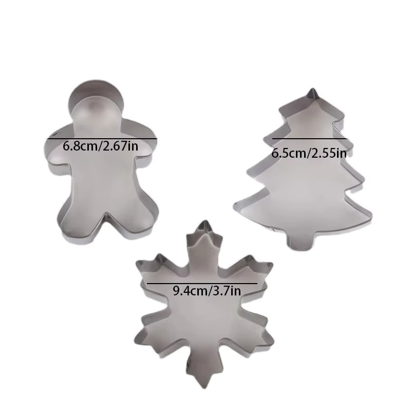 Stainless Steel Christmas Cookie Cutter